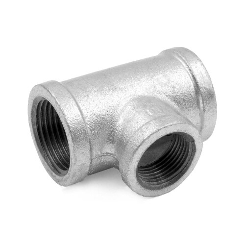 Тройник переходной чугун оц Ду 25х15 (1"х1/2") ВР/ВР, DN 25, 1 дюйм